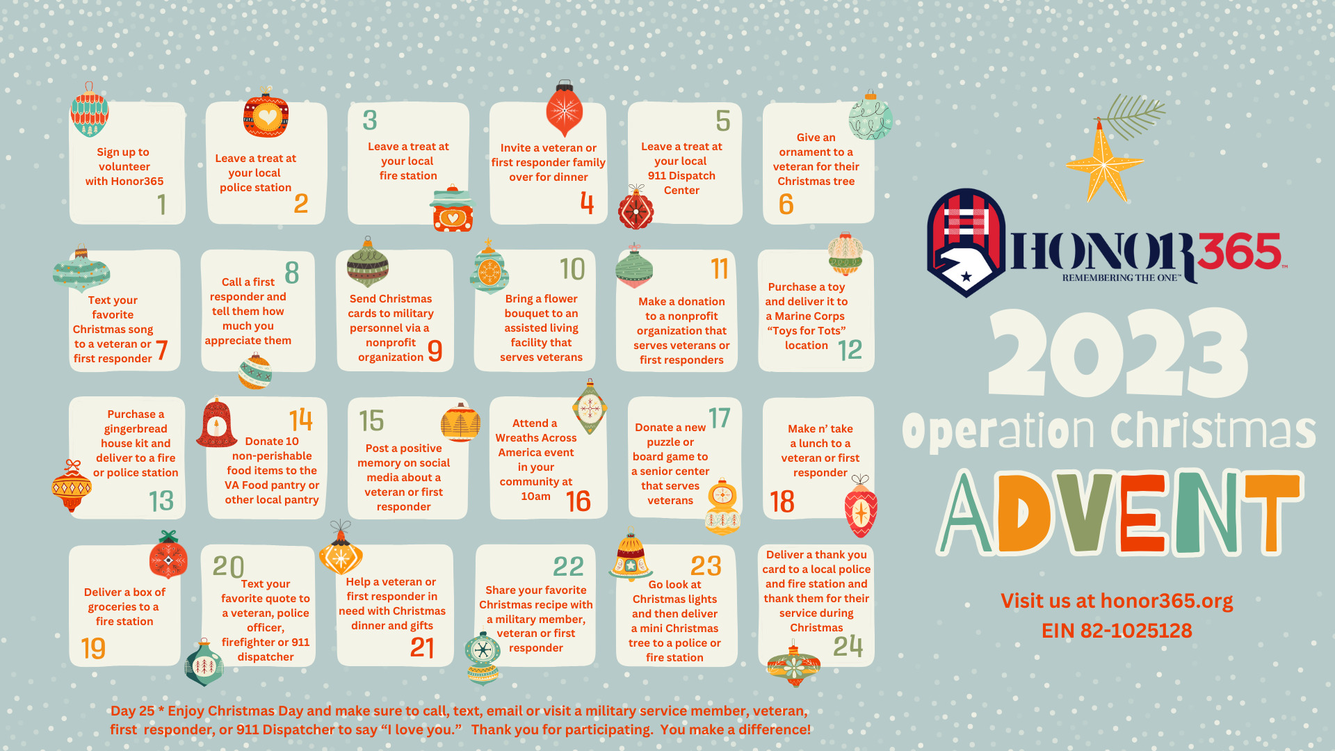 2023 Operation Christmas Advent CalendarV2